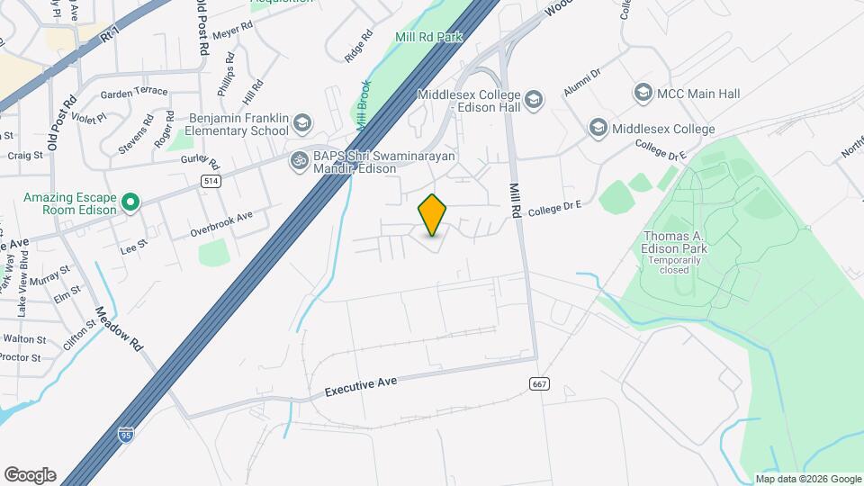 390 College Dr E Map and Location Details