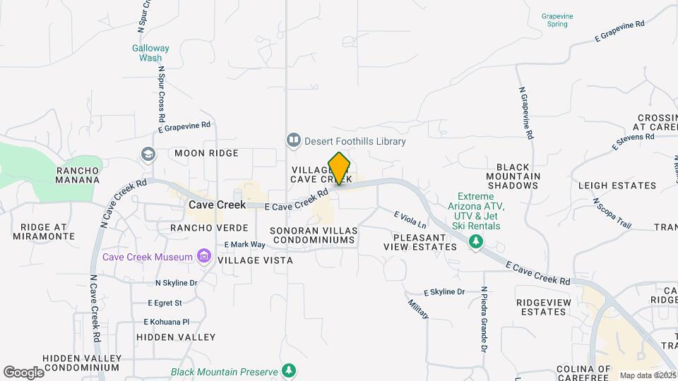 6525 E Cave Creek Rd Map and Location Details