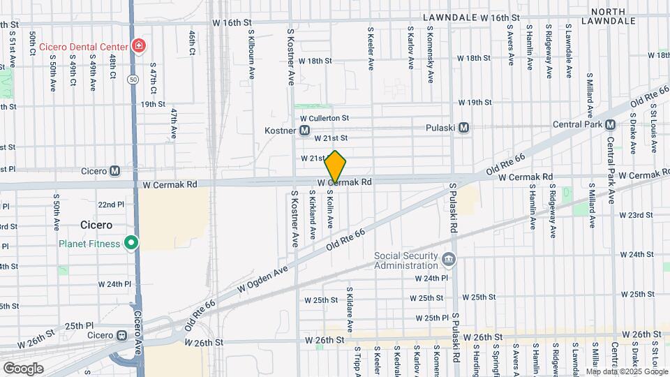 4261-4263 W Cermak Rd Map and Location Details