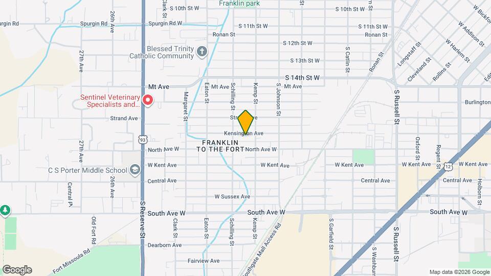 2117 Kensington Ave Map and Location Details