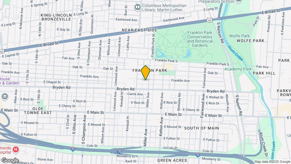 1455 Franklin Ave Map and Location Details