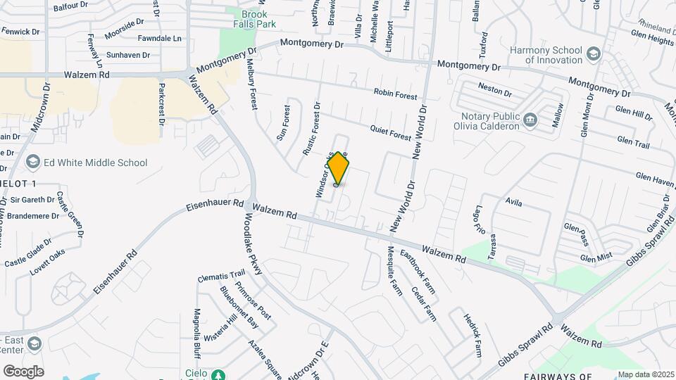 7536-7542 Oak Chase Map and Location Details