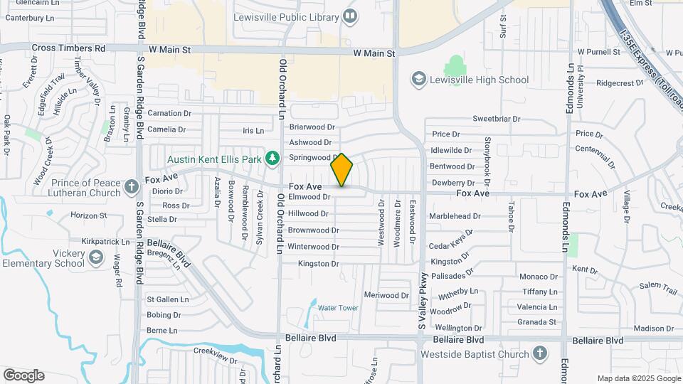 1067 Elmwood Dr Map and Location Details