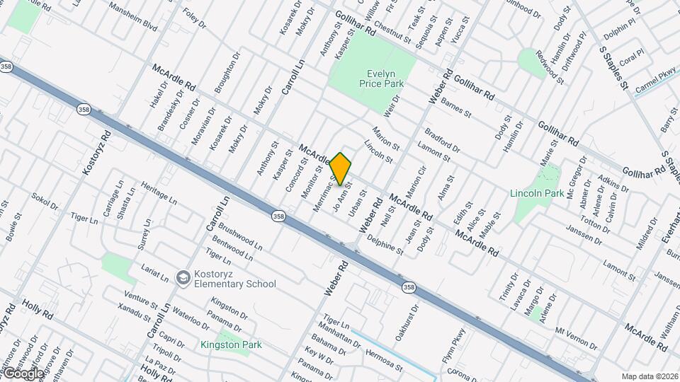 4925 Jo Ann St Map and Location Details