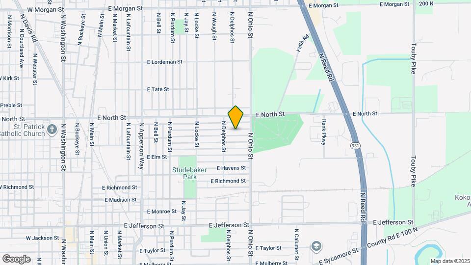 1023 E Dixon St Map and Location Details