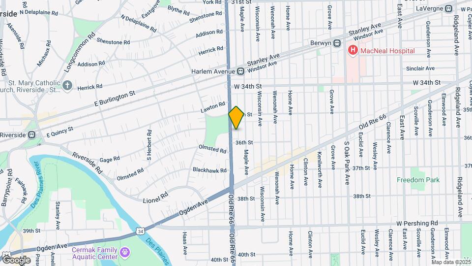 3529 Harlem Ave Mapa y Detalles de la Ubicación