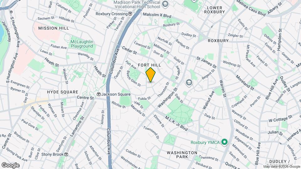 45 Hawthorne St, Unit Monthly rental in Boston Mapa y Detalles de la Ubicación