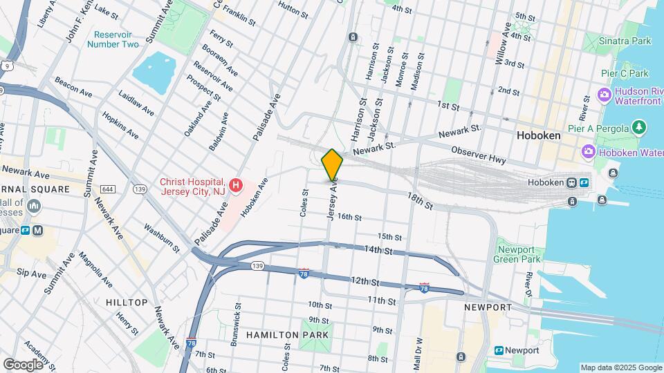 837 Jersey Ave Mapa y Detalles de la Ubicación