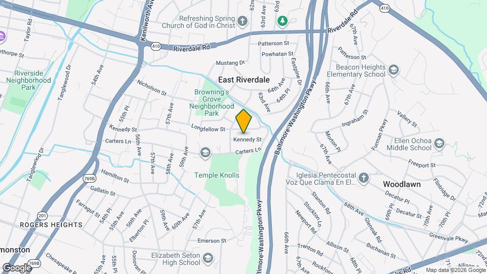 6214 Kennedy St Map and Location Details