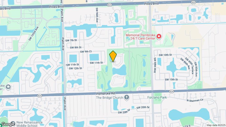 9811 N Hollybrook Lake Dr Mapa y Detalles de la Ubicación