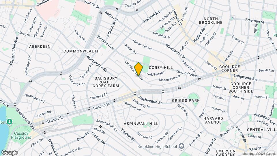 92 Lancaster Terrace Map and Location Details