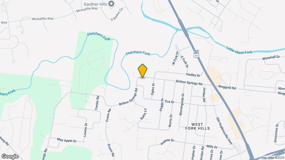 706 Britton Springs Rd Map and Location Details