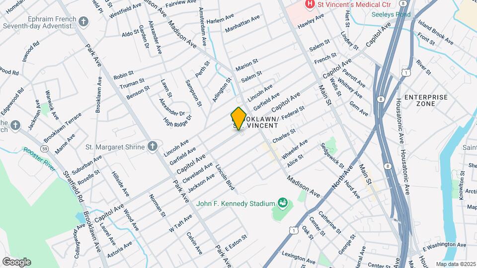 947 Capitol Ave, Unit 3 Map and Location Details