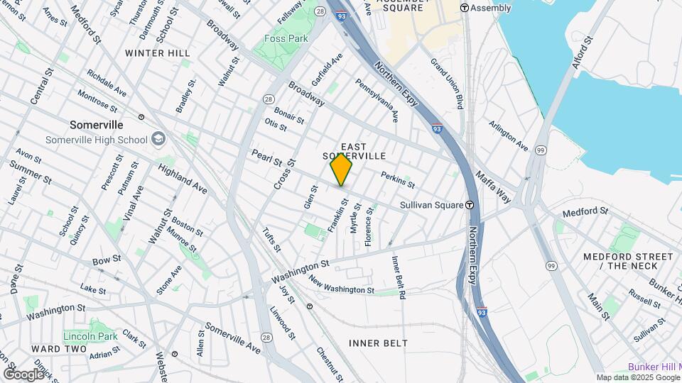 78 Pearl St, Unit 1 Map and Location Details