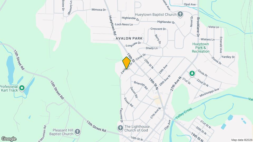 1733 Faircrest Dr Map and Location Details