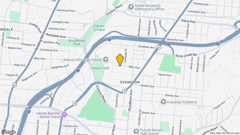 1521 Blair Ave Map and Location Details