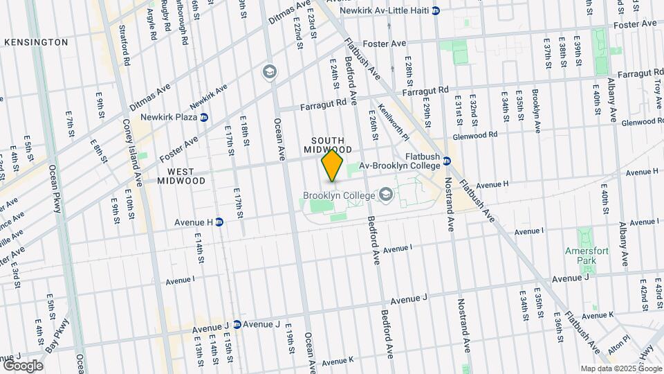 754 E 23rd St Map and Location Details