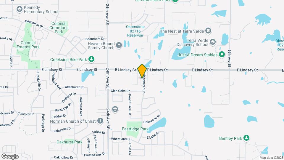 1218 Clearwater Dr Mapa y Detalles de la Ubicación