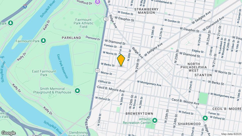 3032 W Berks St Map and Location Details