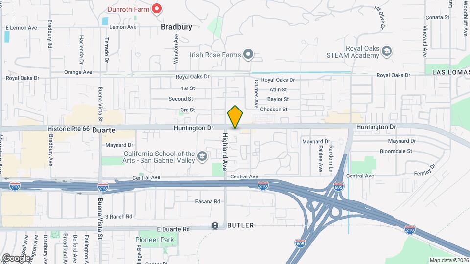 1806 Huntington Dr Map and Location Details