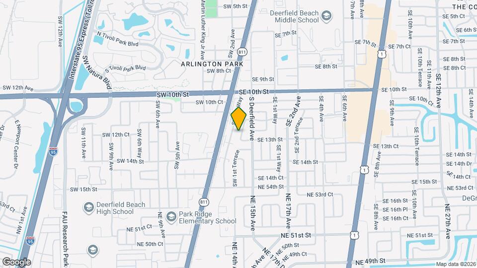 1233 SW 1st Terrace Map and Location Details