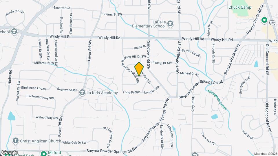 277 Rocking Hill Dr SW Mapa y Detalles de la Ubicación