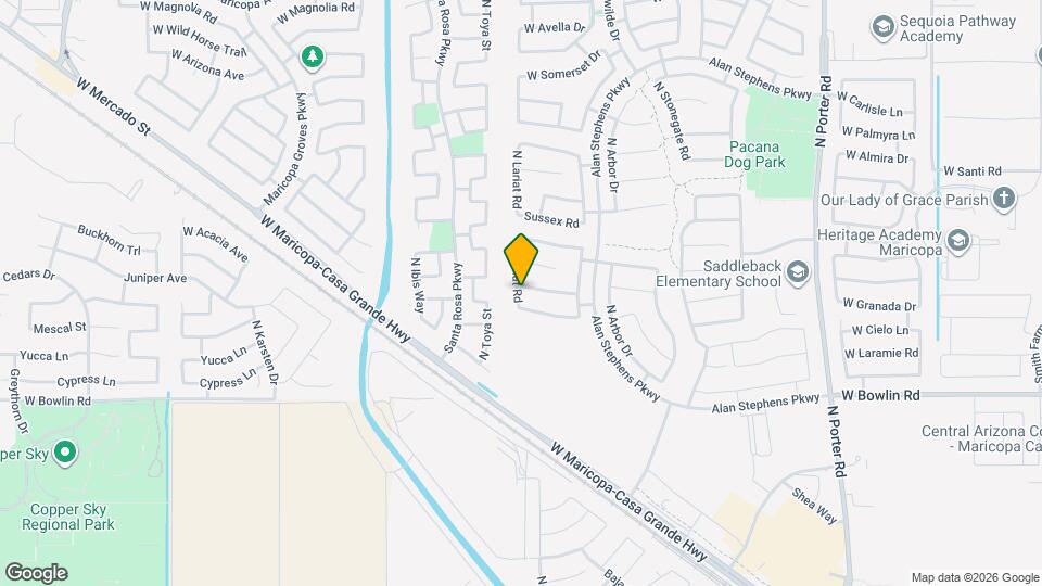 44629 W Santa Fe St Map and Location Details