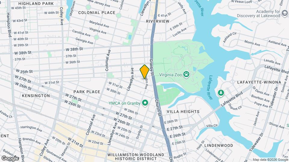 3215 Omohundro Ave Map and Location Details