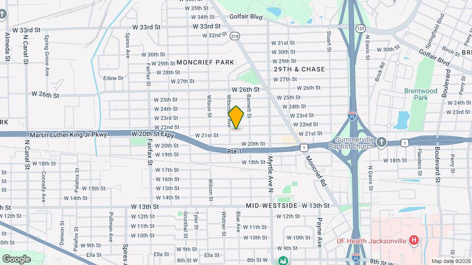 1451 W 21st St Mapa y Detalles de la Ubicación