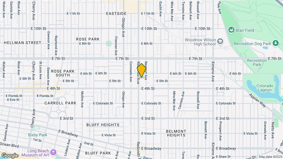 500 Redondo Ave Map and Location Details