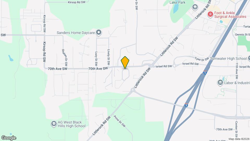 2535 70th Ave SW Map and Location Details