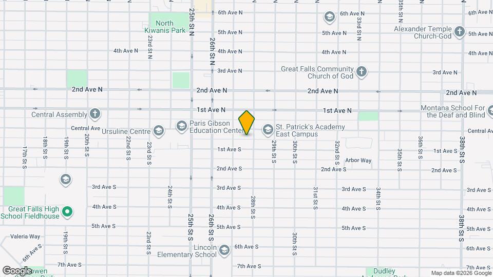 2716 Central Ave Map and Location Details