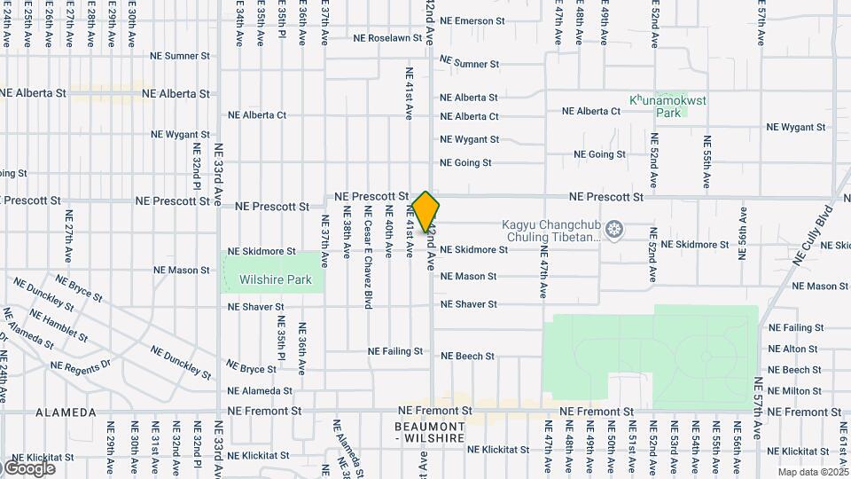 4325 NE 42nd Ave Map and Location Details