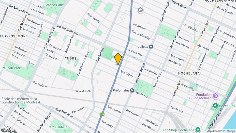 3235 Sherbrooke Rue E Map and Location Details