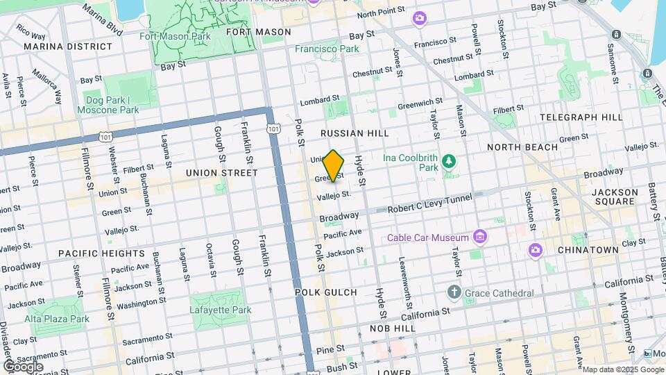 2133-2137 Larkin St Mapa y Detalles de la Ubicación