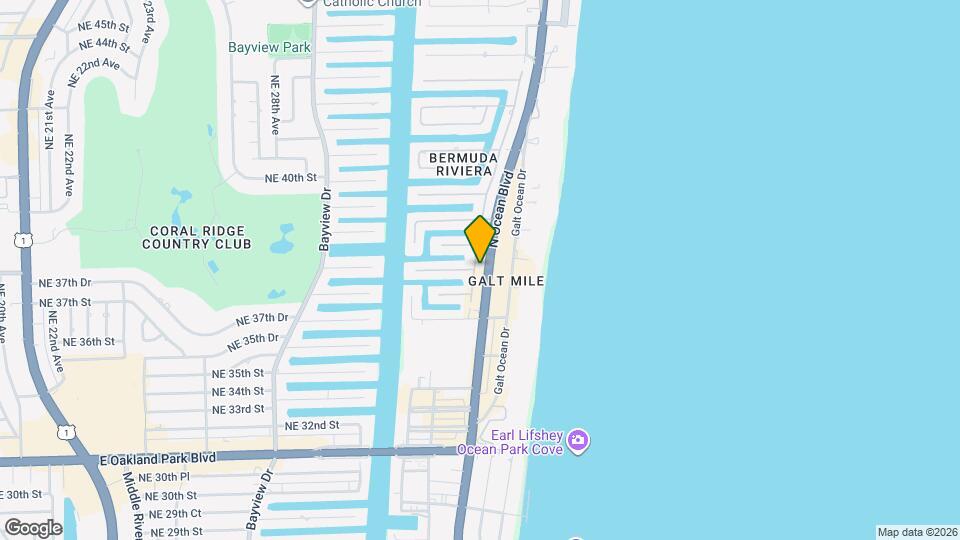 3801 S Ocean Blvd Map and Location Details