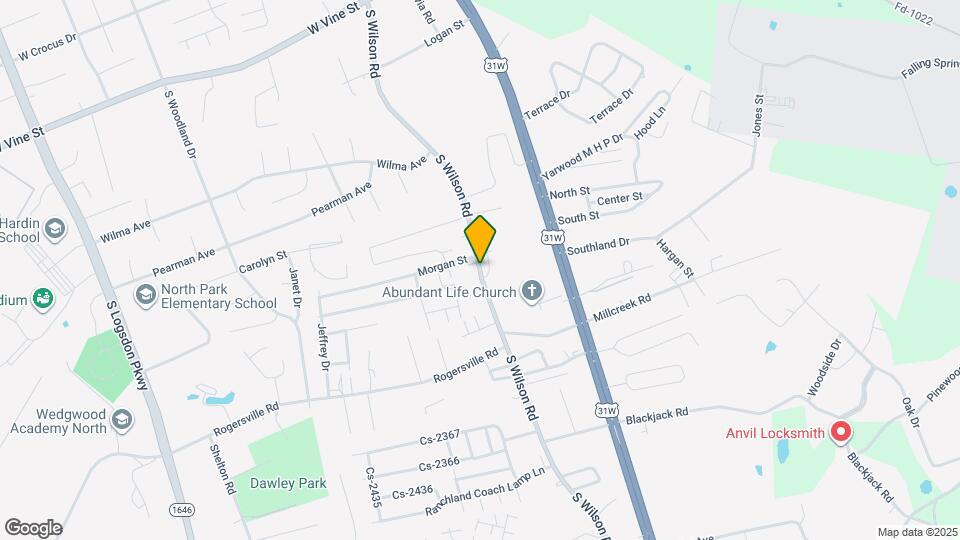 1394 S Wilson Rd Map and Location Details