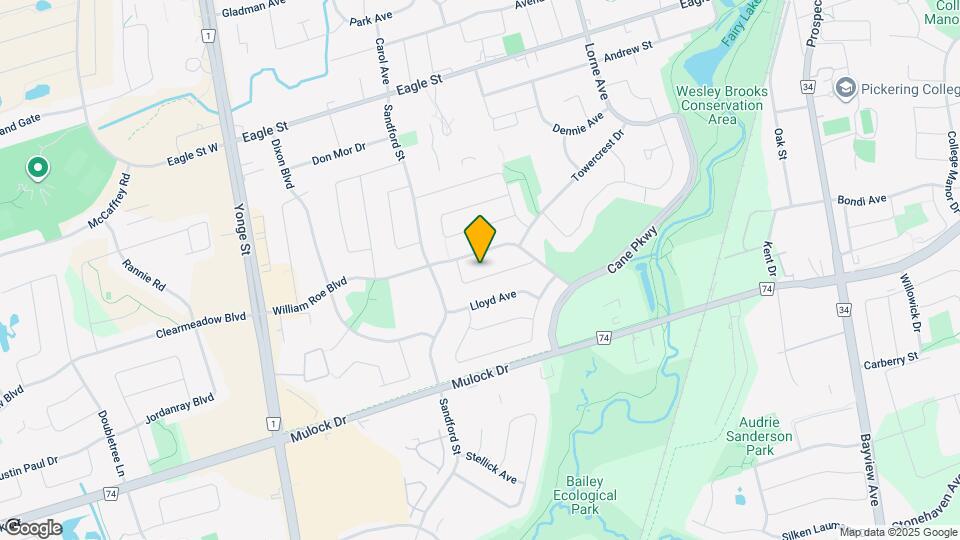 205 Talbot Crescent Map and Location Details