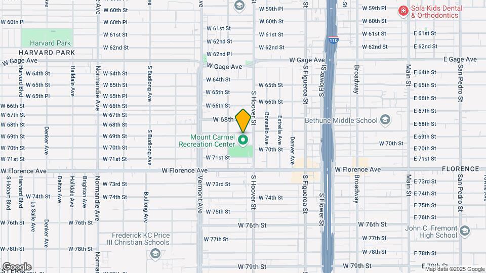 822 W 69th St Map and Location Details