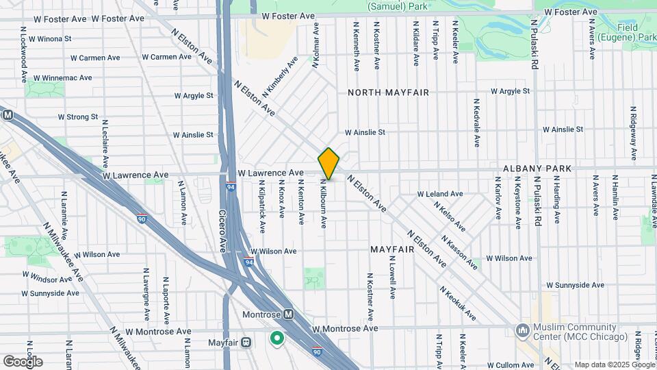 4741 N Kilbourn Ave, Unit 2nd Floor Map and Location Details
