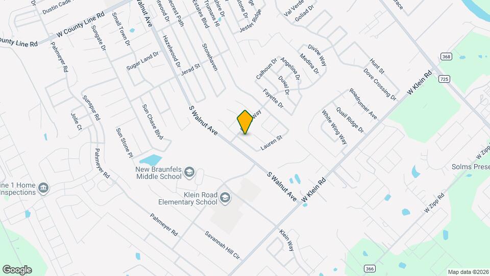 1038 Lauren St Map and Location Details