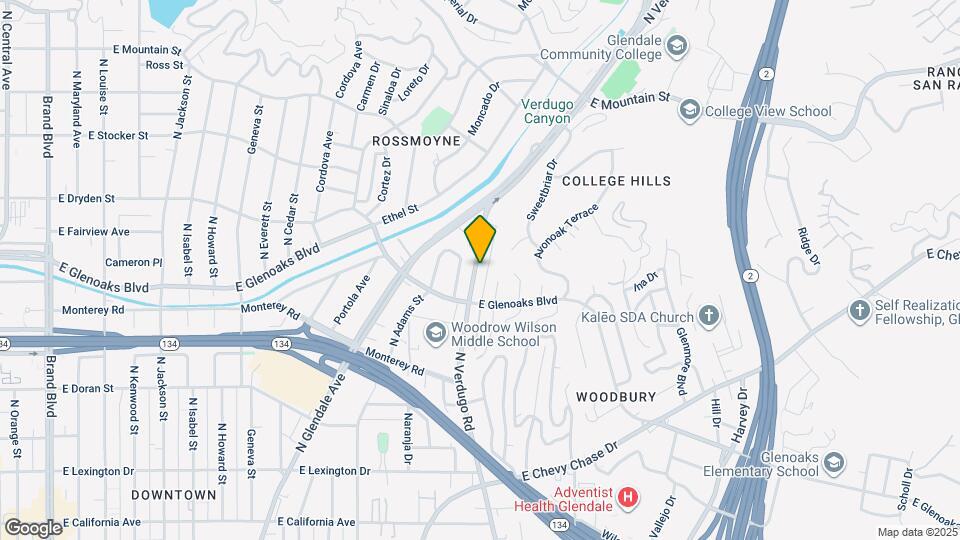 926 N Verdugo Rd, Unit 926 Map and Location Details