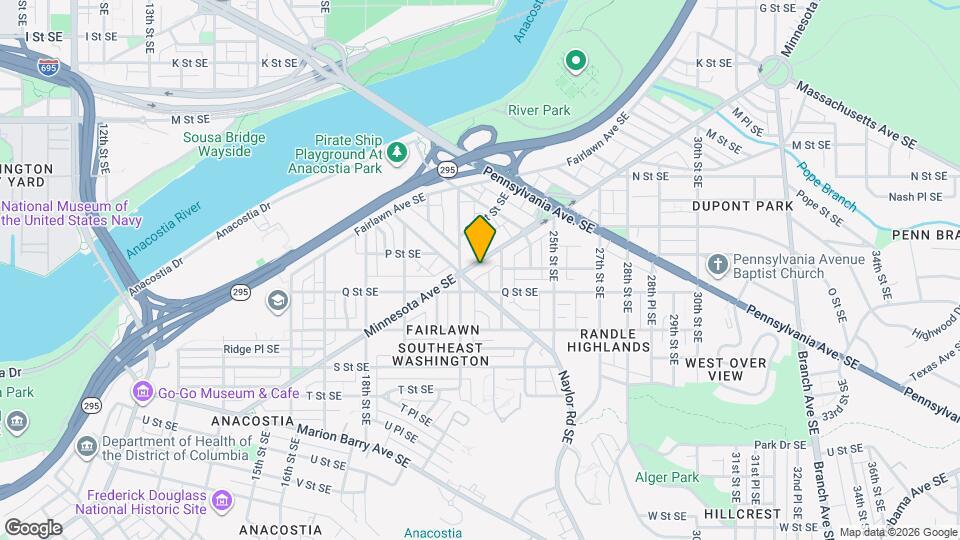 2215 Minnesota Ave SE Map and Location Details