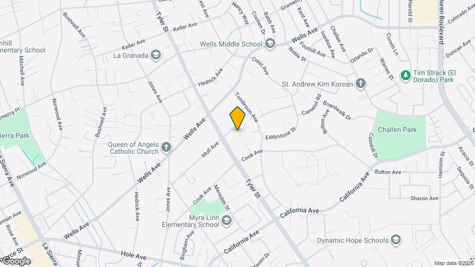 10264 Mull Ave Map and Location Details