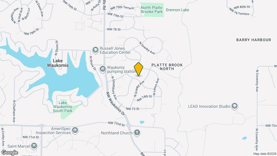 4008 NW 75th St Map and Location Details