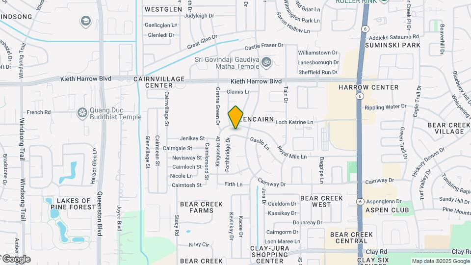 16718 Gaelic Ln Map and Location Details