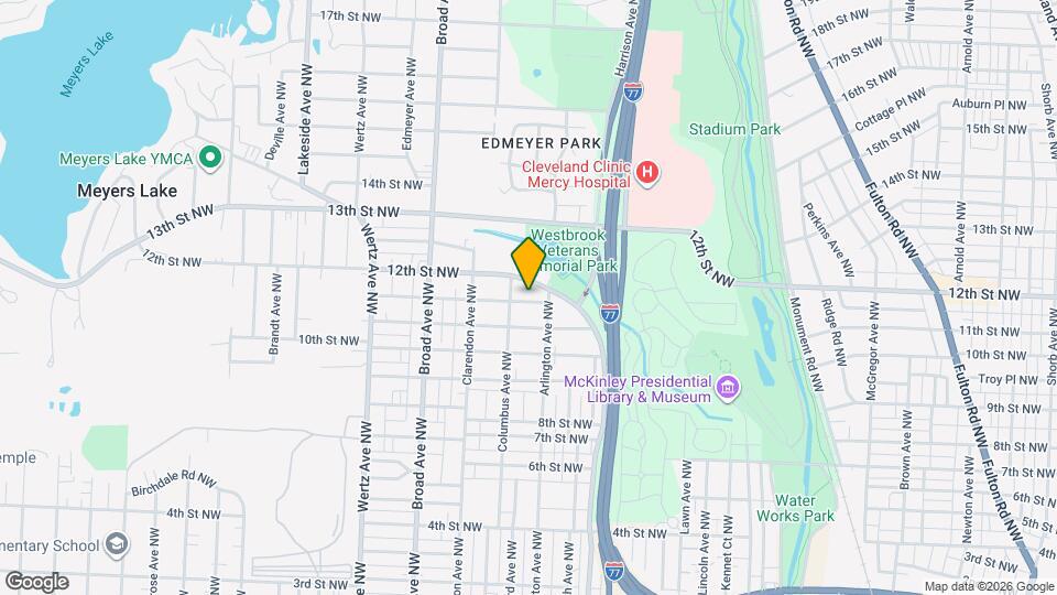 2421 Nicholas Pl NW Map and Location Details