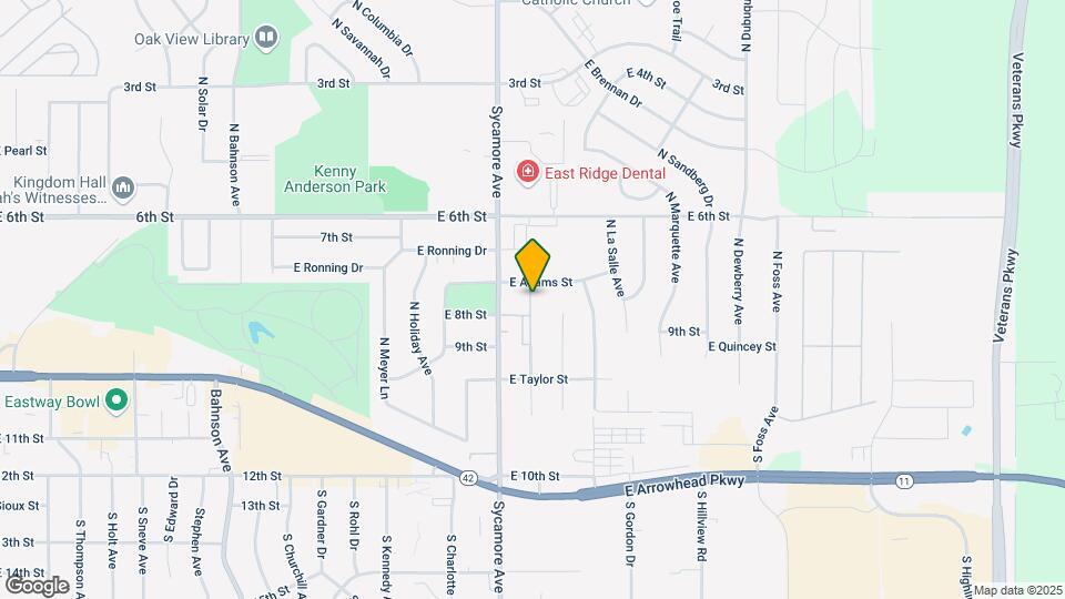 138 N Sycamore Ave, Unit 11 Map and Location Details