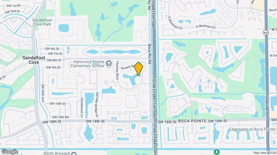 8074 Severn Dr, Unit C Map and Location Details