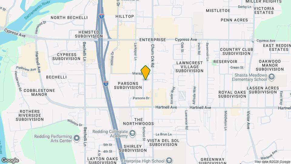 2821 Blueview St Map and Location Details